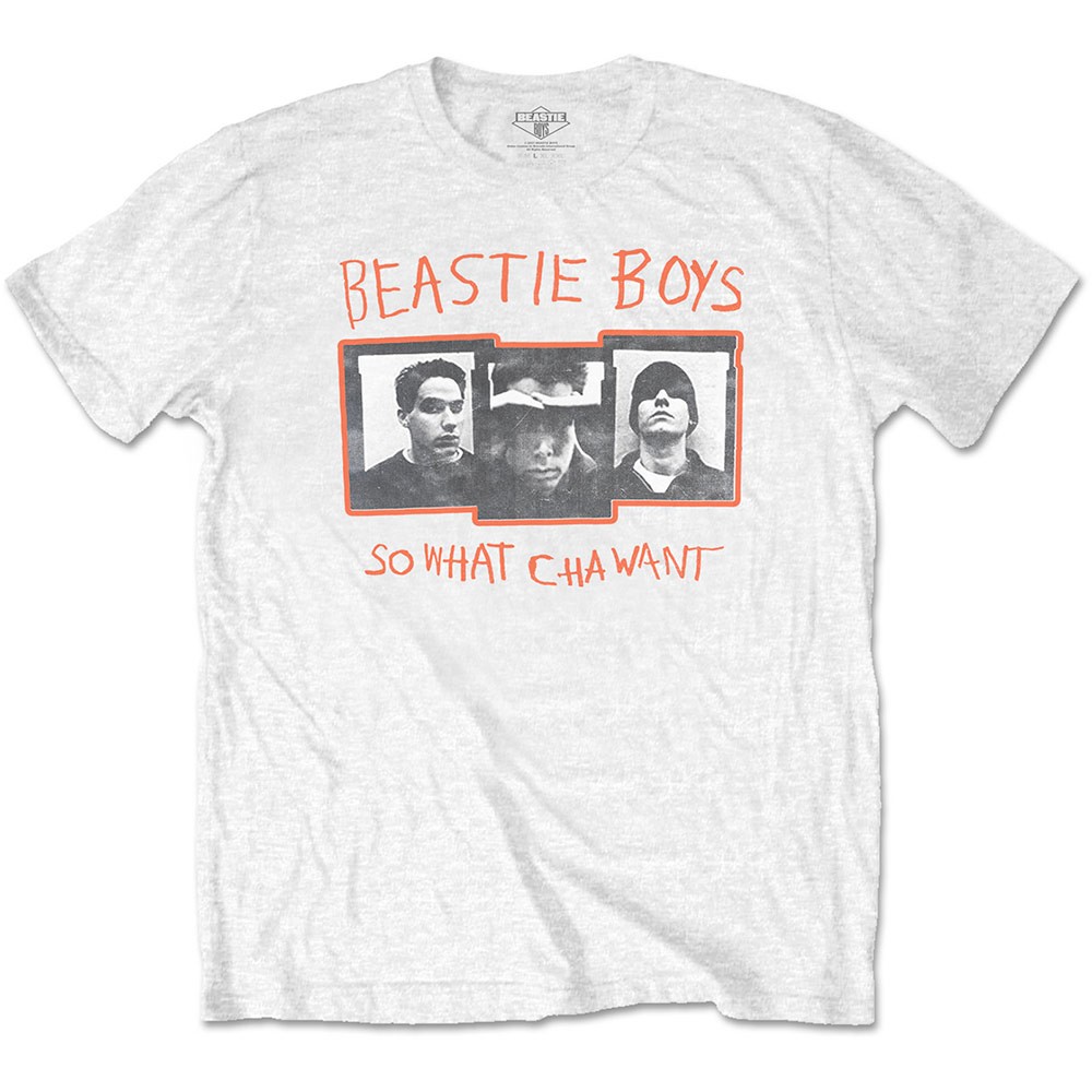 The Beastie Boys - So What Cha Want Heren Tshirt - Wit